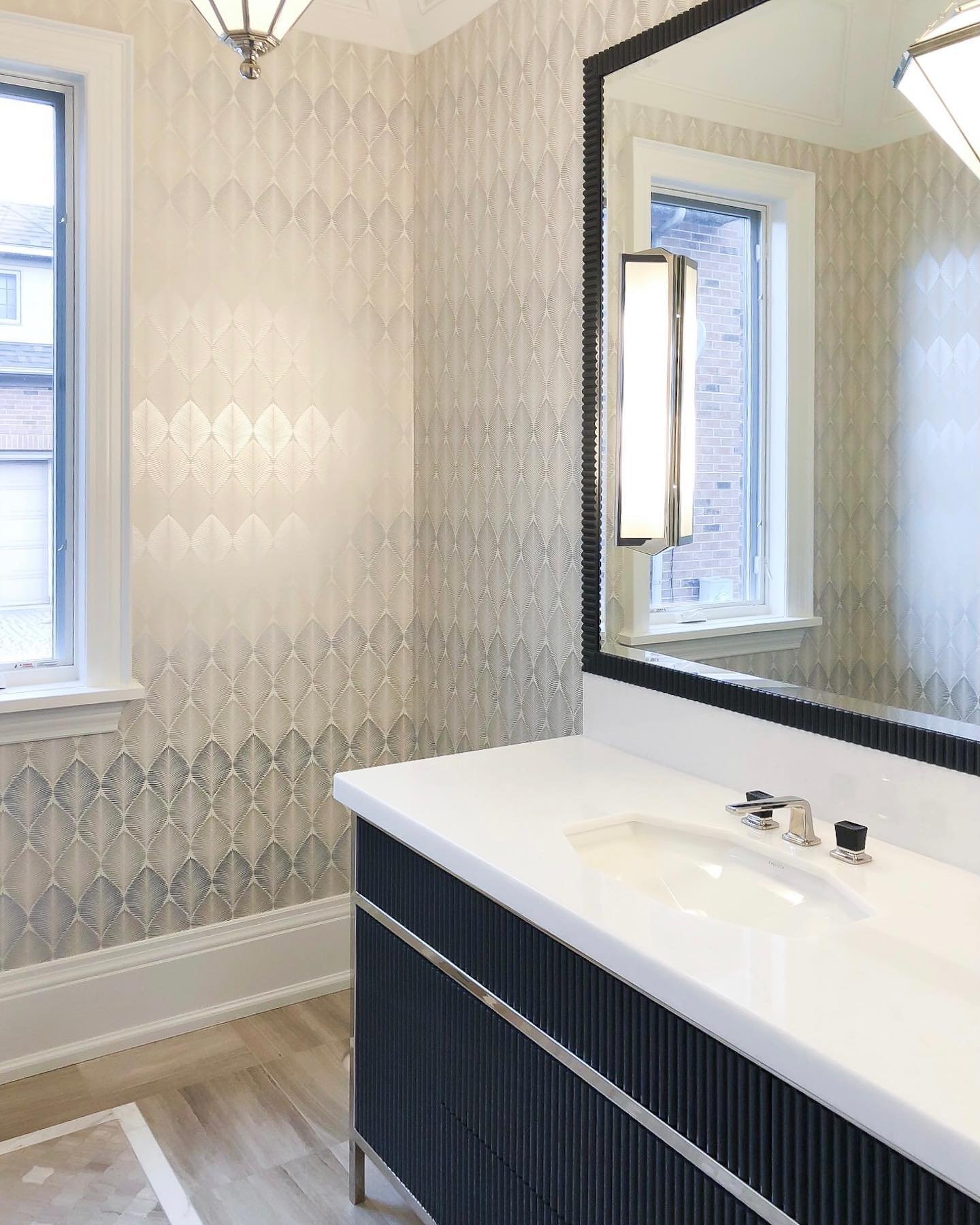 View of 41 of the Best Bathroom Wallpaper Ideas | Robern
